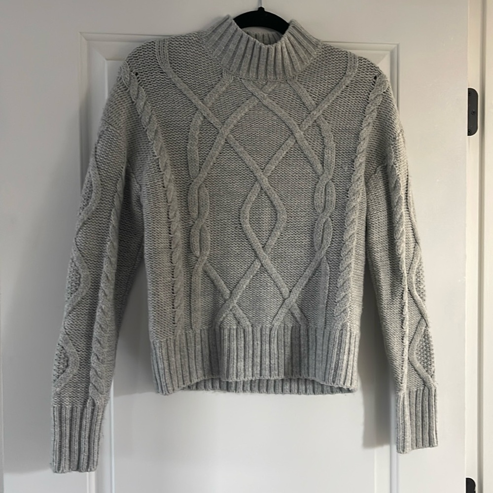 Grey GAP Turtleneck Sweater